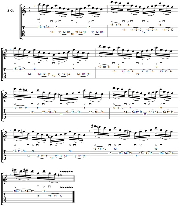 Neo Classical Sequence - Metal Guitar Techniques